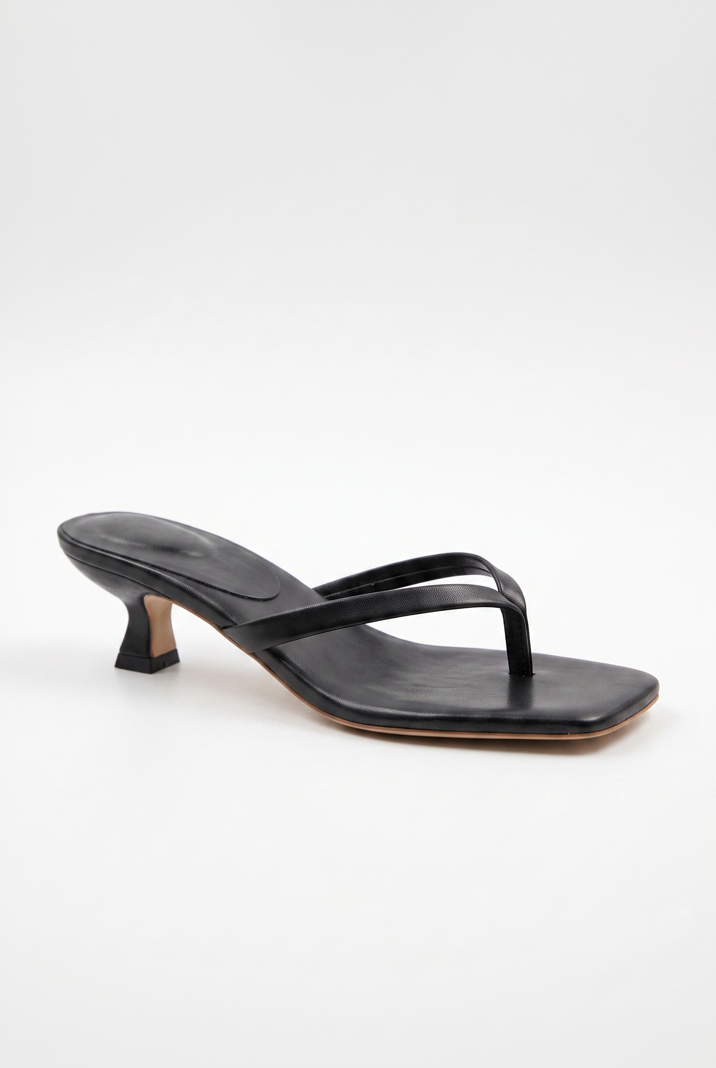 Sandals Women - Low Heel Toe Post Mule Sandals