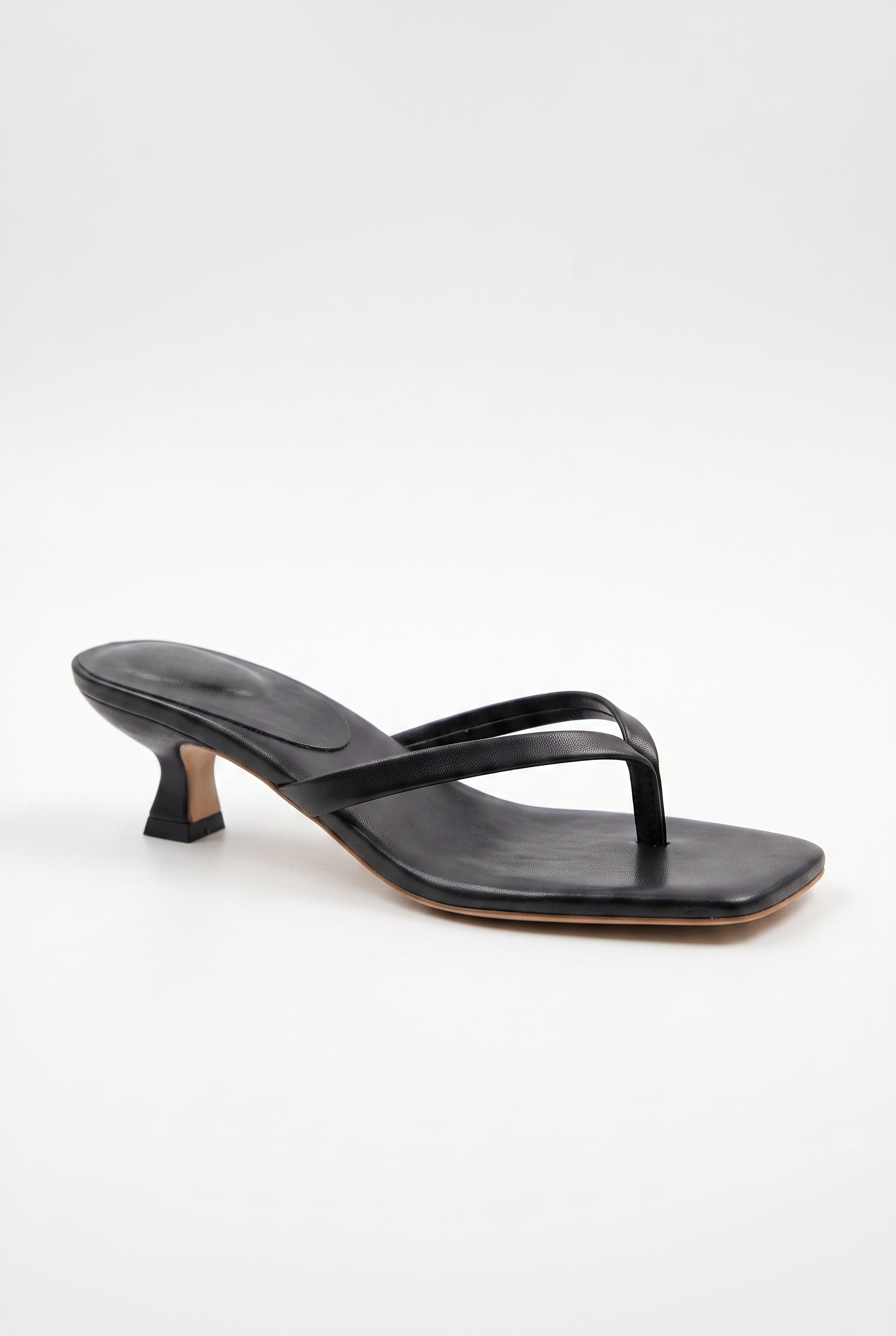 Sandals Women - Low Heel Toe Post Mule Sandals