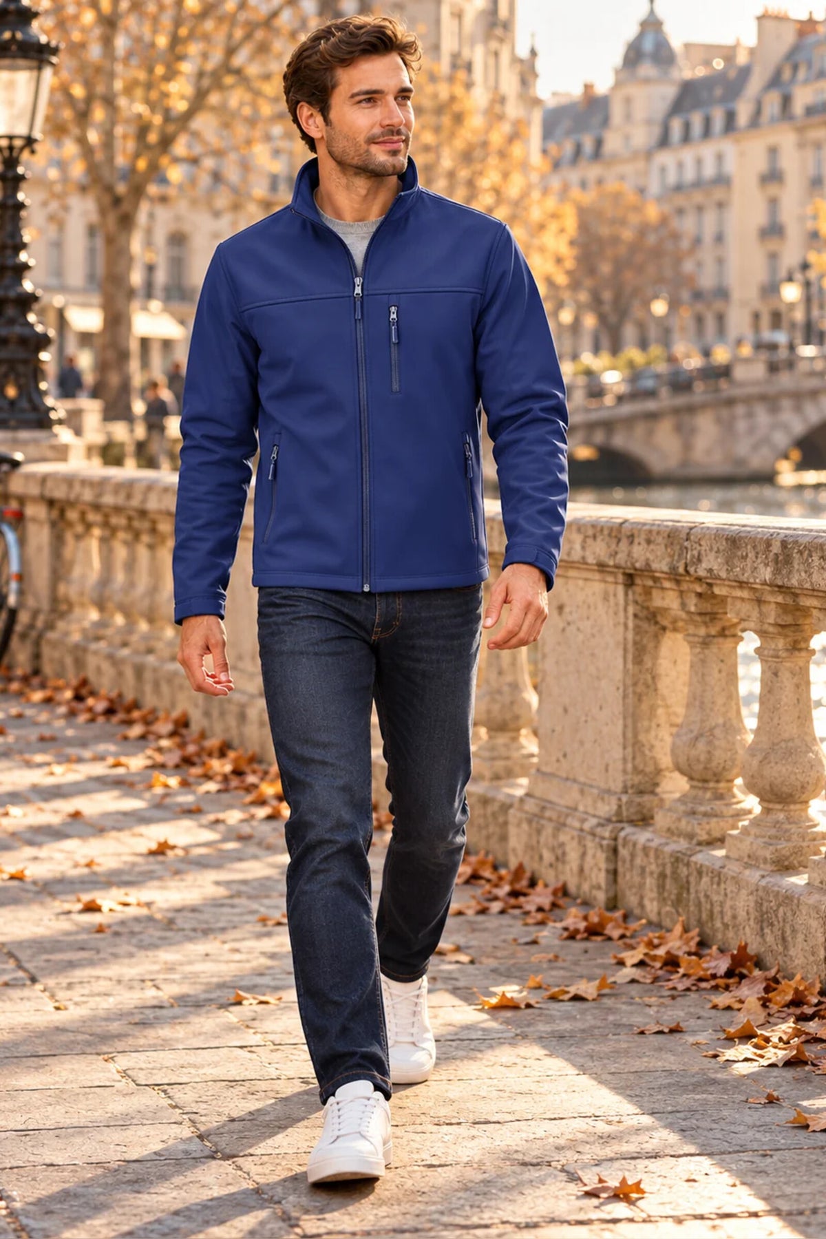 Jacket Men - Lightweight Waterproof Softshell