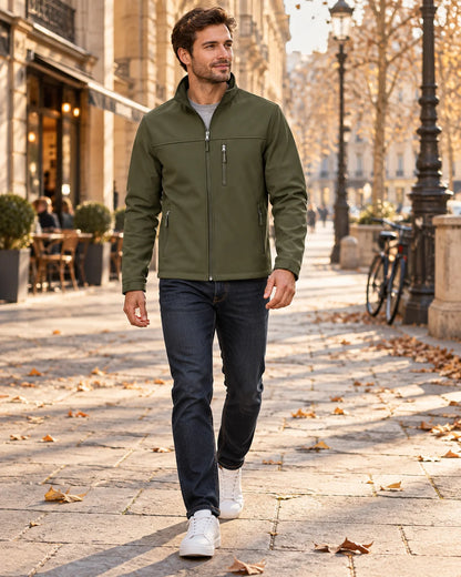 Jacket Men - Lightweight Waterproof Softshell