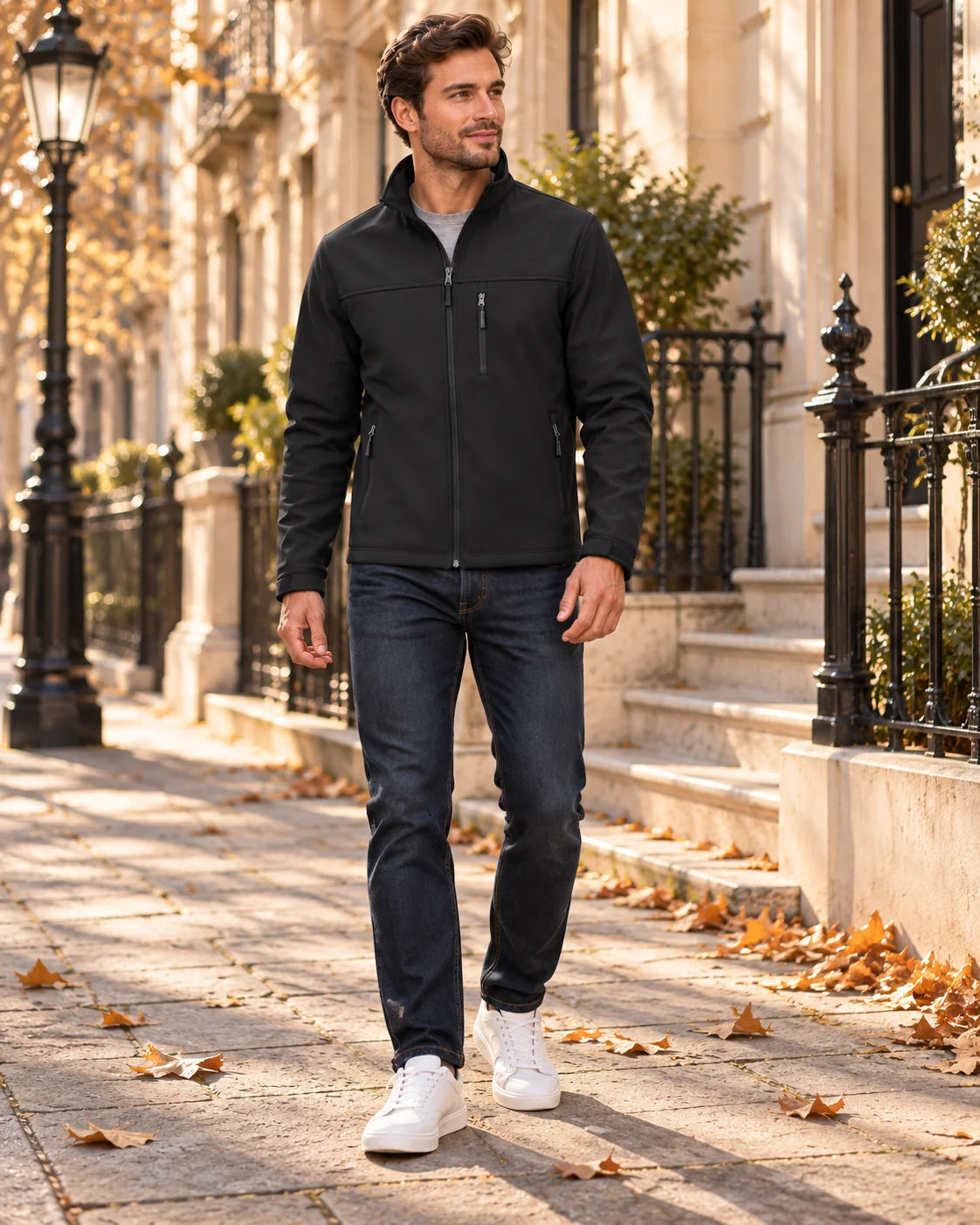 Jacket Men - Lightweight Waterproof Softshell