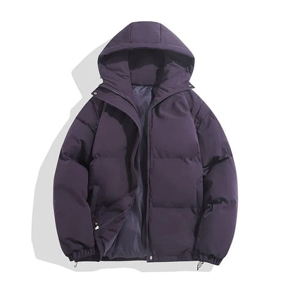 Jacket Women - Hooded Puffer Jacket with Quilted Panels