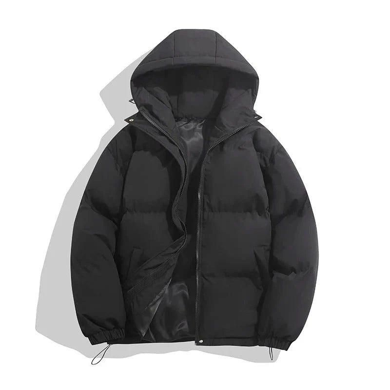 Jacket Women - Hooded Puffer Jacket with Quilted Panels