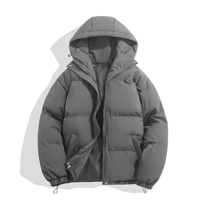 Jacket Women - Hooded Puffer Jacket with Quilted Panels