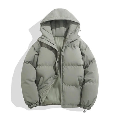 Jacket Women - Hooded Puffer Jacket with Quilted Panels