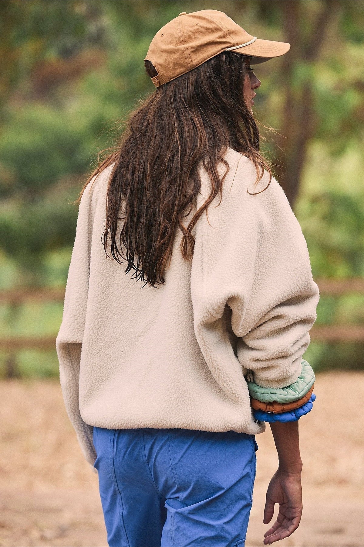 Jacket Women - Sherpa Utility Jacket with Zip Pockets