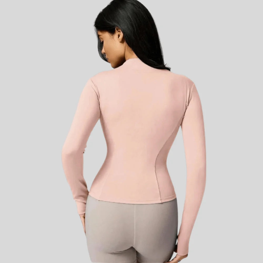 Jacket Women - Slim Fit Full Zip Breathable Athletic