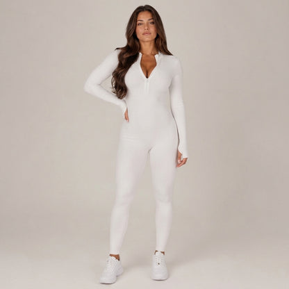 Jumpsuit Women - Seamless Long Sleeve Sport Fit