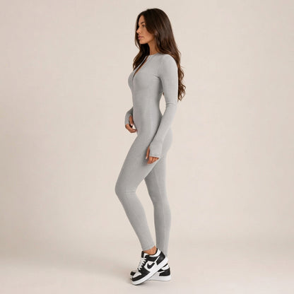 Jumpsuit Women - Seamless Long Sleeve Sport Fit