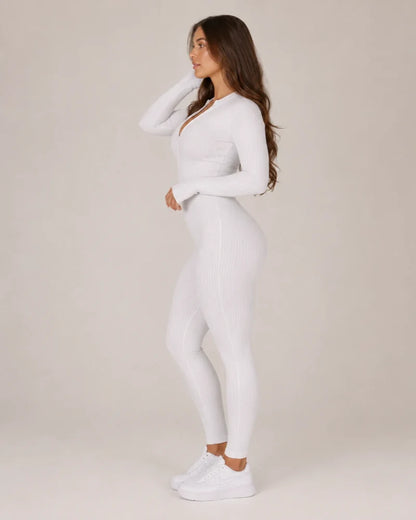 Jumpsuit Women - Seamless Long Sleeve Sport Fit