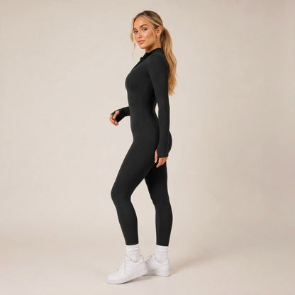 Jumpsuit Women - Seamless Long Sleeve Sport Fit