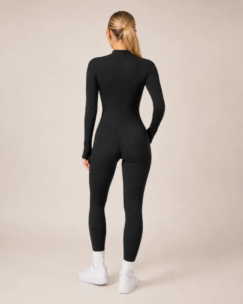 Jumpsuit Women - Seamless Long Sleeve Sport Fit