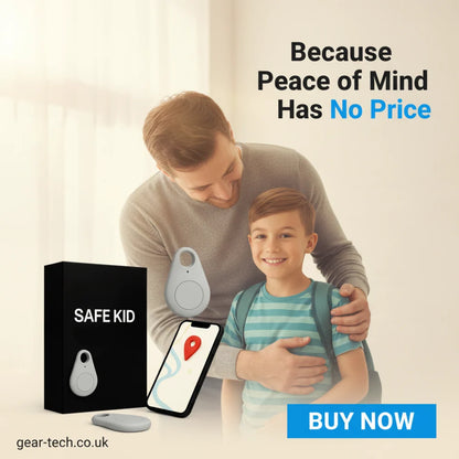 Kids' GPS Tracker – real-time location, waterproof, SOS button