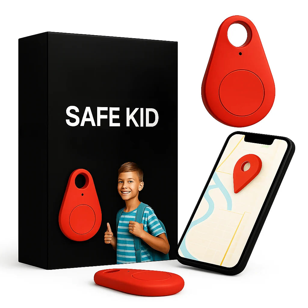 Kids' GPS Tracker – real-time location, waterproof, SOS button