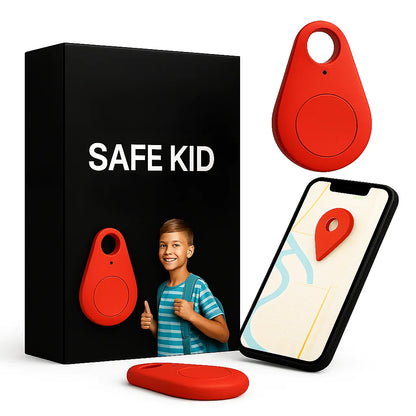 Kids' GPS Tracker – real-time location, waterproof, SOS button