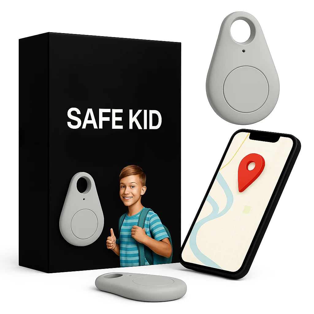 Kids' GPS Tracker – real-time location, waterproof, SOS button