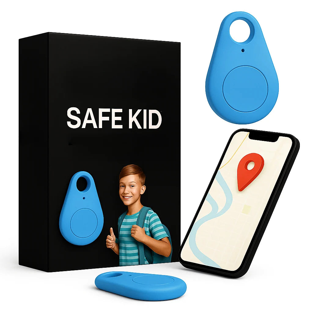 Kids' GPS Tracker – real-time location, waterproof, SOS button