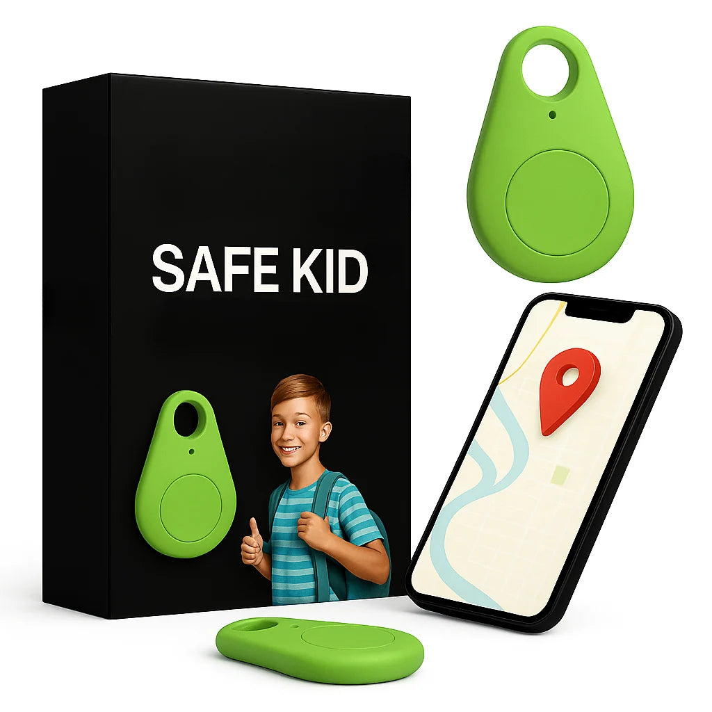 Kids' GPS Tracker – real-time location, waterproof, SOS button
