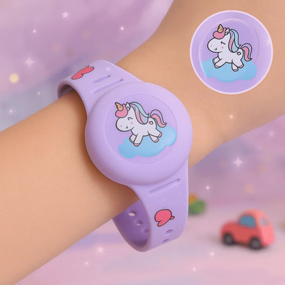 Kids GPS Wristband – colourful, adjustable strap, lightweight