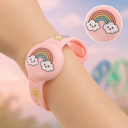 Kids GPS Wristband – colourful, adjustable strap, lightweight