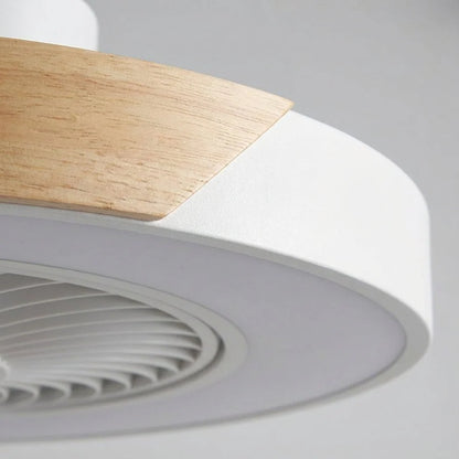 LED Ceiling Light – bladeless fan, integrated light, round