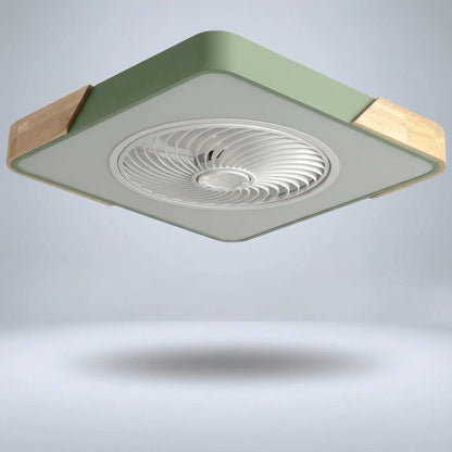 LED Ceiling Light – bladeless fan, integrated light, round