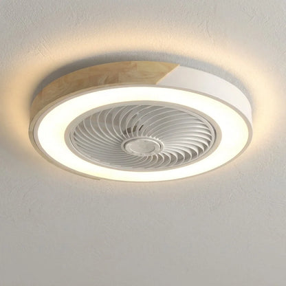 LED Ceiling Light – bladeless fan, integrated light, round