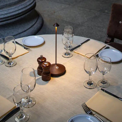 LED Table Lamp – portable, dimmable, rechargeable battery