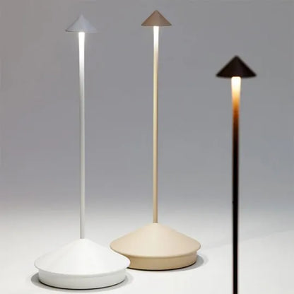 LED Table Lamp – portable, dimmable, rechargeable battery
