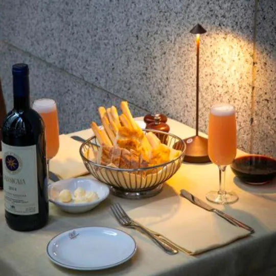 LED Table Lamp – portable, dimmable, rechargeable battery