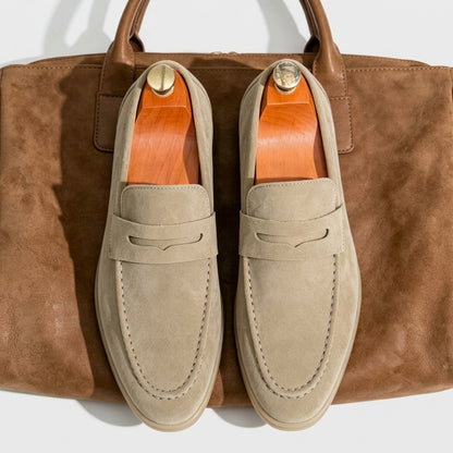 Loafers Men - Slip-On with Decorative Band Detail