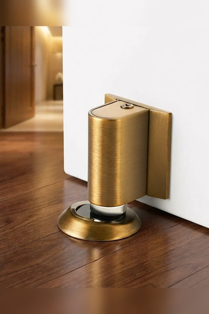 Magnetic Door Stopper – silent hold, slim mount, wall protection