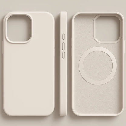 Magnetic Silicone Case – soft-touch finish, slim profile, nine colours