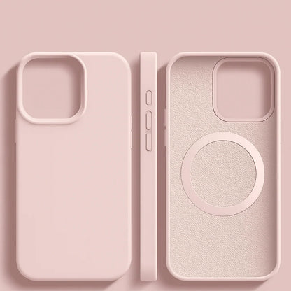 Magnetic Silicone Case – soft-touch finish, slim profile, nine colours
