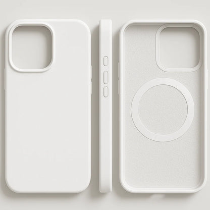 Magnetic Silicone Case – soft-touch finish, slim profile, nine colours