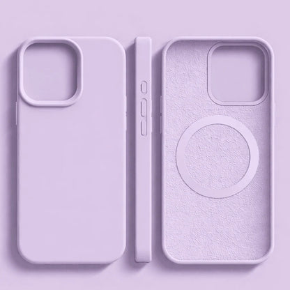 Magnetic Silicone Case – soft-touch finish, slim profile, nine colours