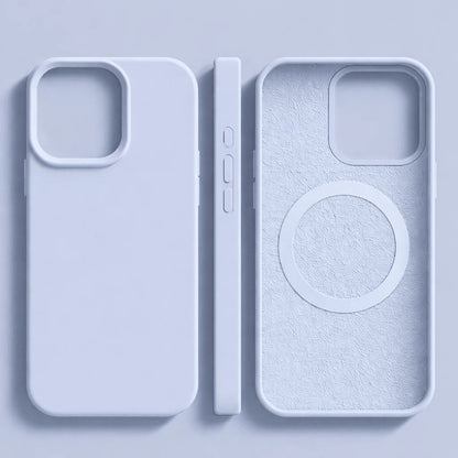 Magnetic Silicone Case – soft-touch finish, slim profile, nine colours