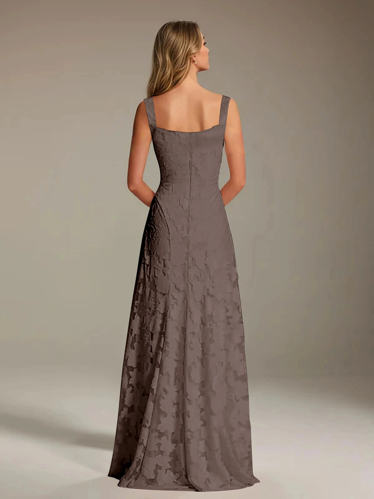 Maxi Dress Women - Floral Lace A-Line Bridesmaid Gown