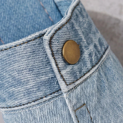Mule Women - Structured Denim Slip-On with Pointed Toe