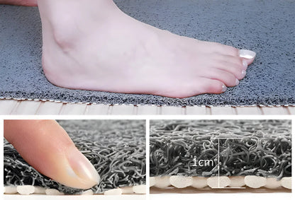Non-Slip Shower Bath Mat – PVC construction, water-draining surface