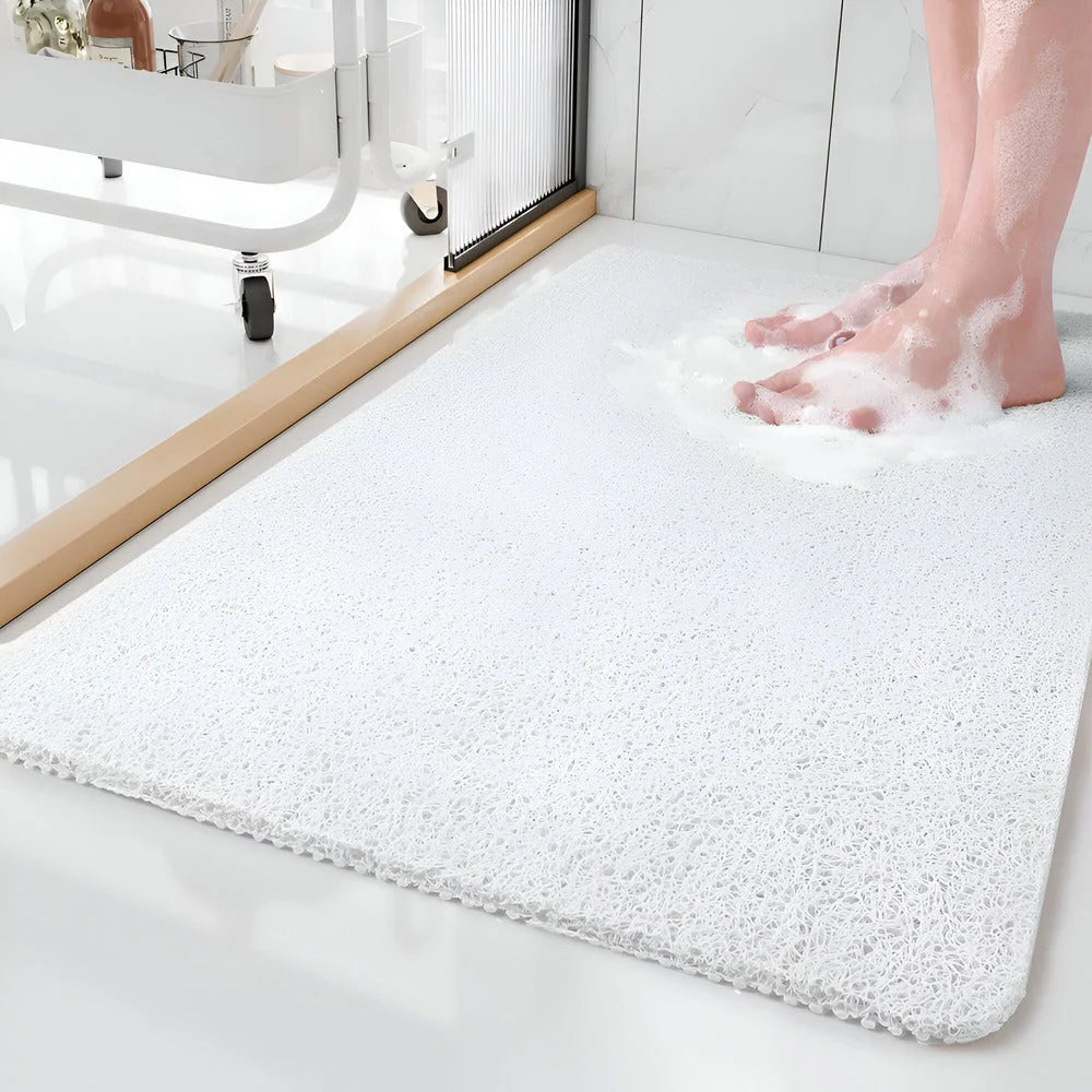 Non-Slip Shower Bath Mat – PVC construction, water-draining surface