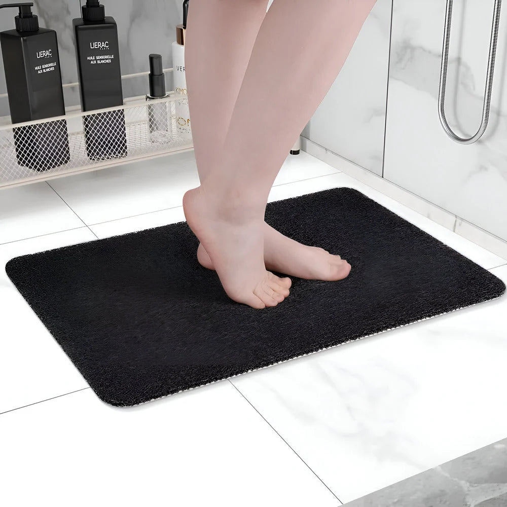 Non-Slip Shower Bath Mat – PVC construction, water-draining surface