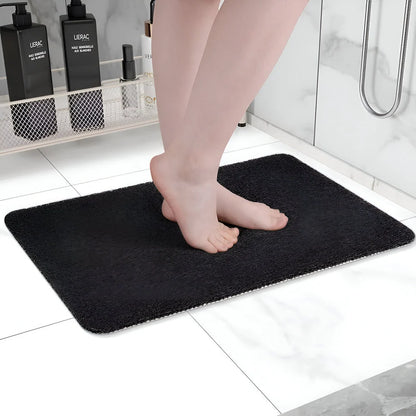 Non-Slip Shower Bath Mat – PVC construction, water-draining surface