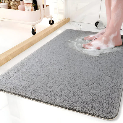 Non-Slip Shower Bath Mat – PVC construction, water-draining surface