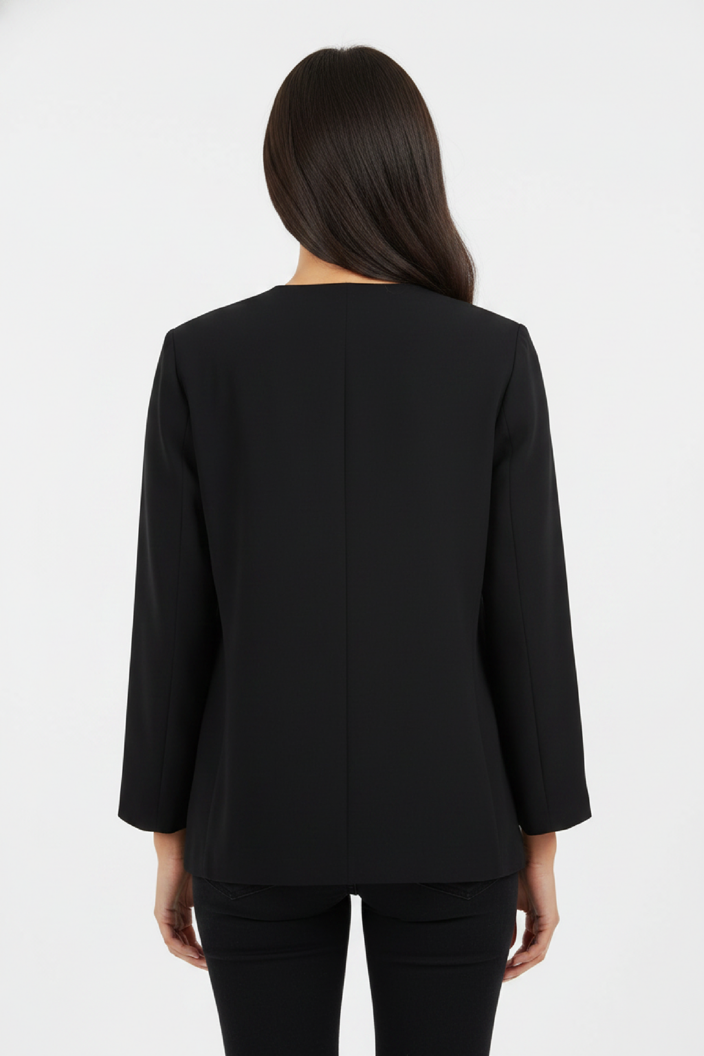 Blazer Women - Oversized Tie Front Blazer