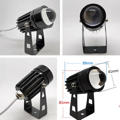 Outdoor RGB Wall Light – weather-resistant, remote control