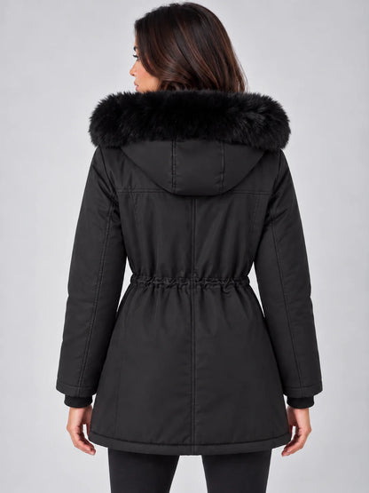 Parka Women - Faux Fur Lined Oversized Hooded