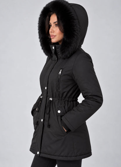 Parka Women - Faux Fur Lined Oversized Hooded