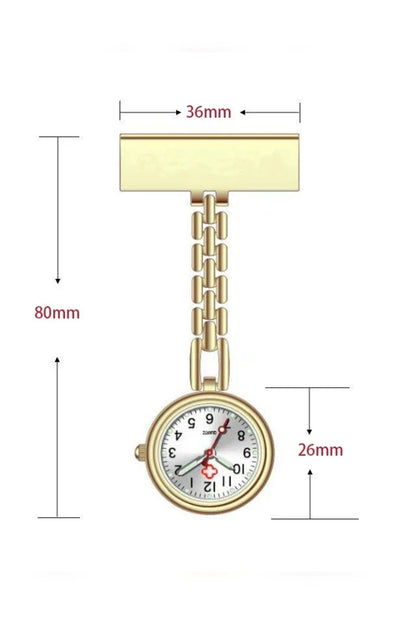 Personalized Nurse Clip-On Watch