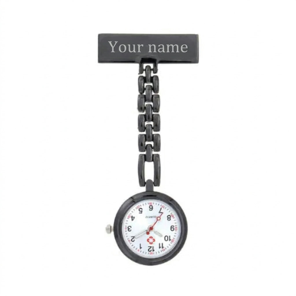 Personalized Nurse Clip-On Watch